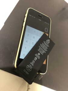 iphone５C　バッテリー交換