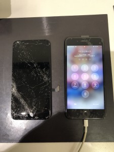 iphone7　画面割れ故障修理