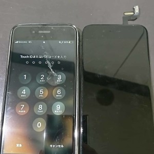 iphone6s　液晶故障修理