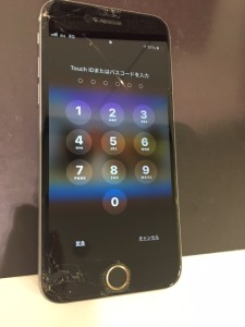 iphone6s　画面割れ修理