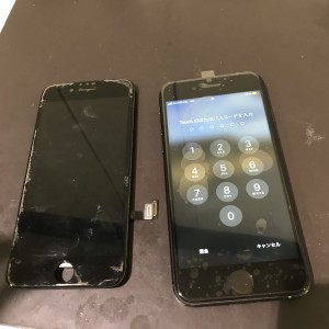 iPhone８　画面液晶修理