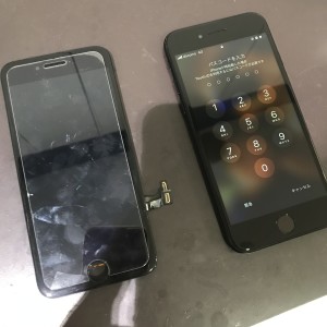 iPhone８　フロントパネル修理