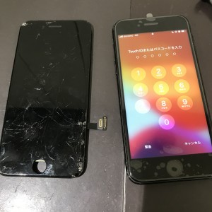 アイフォン８　画面液晶交換修理