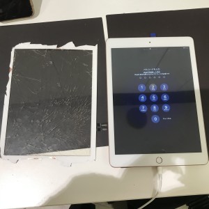 iPad６世代　フロントパネル修理