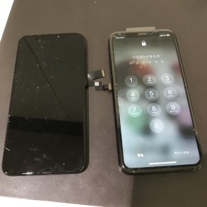iPhoneX　画面修理