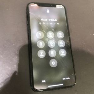 iPhoneX　画面破損