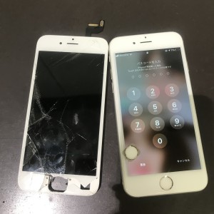 アイフォン６s　画面修理　各物理ボタン修理
