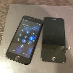 iPhone７　画面液晶交換修理