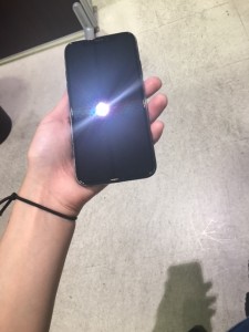 iphoneX　スマホガラスコーティング