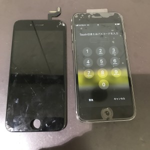 アイフォン６s　画面液晶交換修理