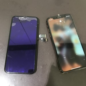 iPhoneXS　画面液晶交換修理
