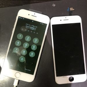 アイフォン６　画面液晶交換修理