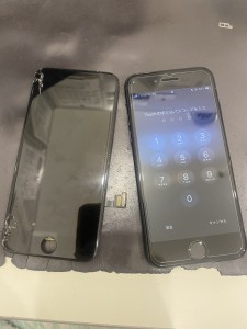 アイフォンSE２　画面修理