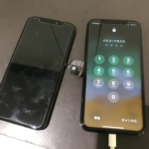 アイフォンX　画面液晶交換修理