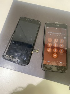 アイフォン８　画面液晶交換修理