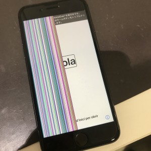 アイフォンSE2　液晶故障