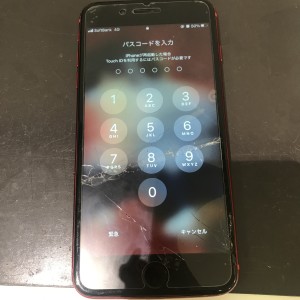 iPhone８plus　フロントパネル故障