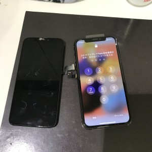 iPhoneX　フロントパネル修理