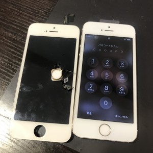 iPhoneSE　ディスプレイ交換修理