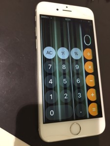 iphone6　液晶故障修理
