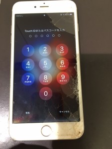 iphone6splus　画面割れ交換修理