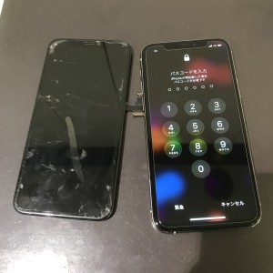 iPhoneXS　画面修理