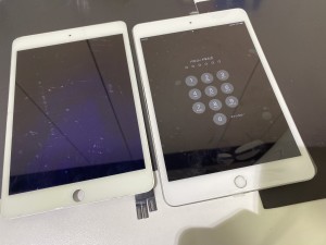 iPadmini４　フロントパネル交換修理