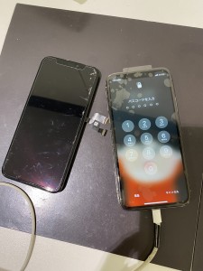iPhoneX　画面液晶交換修理