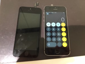 iphoneSE　液晶故障修理