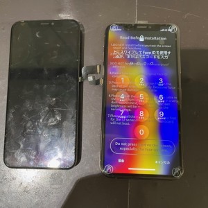 iPhoneXS　液晶故障修理