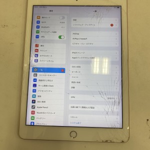 iPad6フロントガラス交換