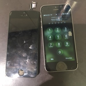 iPhoneSE　液晶故障修理