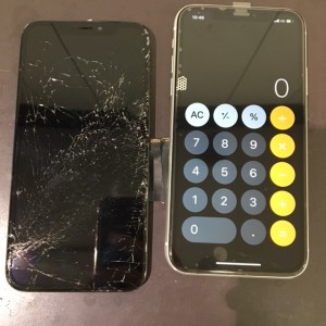 iPhoneXR　画面割れ修理
