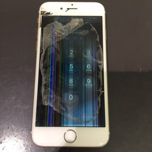 iPhone6s　液晶破損修理