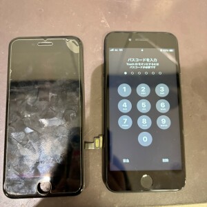 iPhoneSE第二世代　液晶故障修理