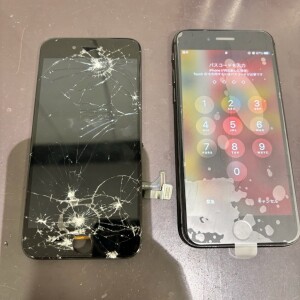 iPhone8　画面割れ修理