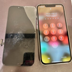 iPhone13　液晶故障