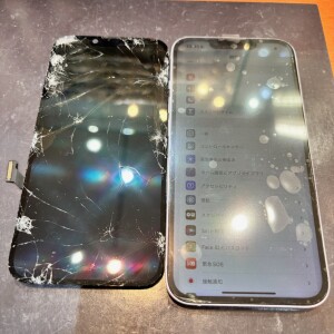 iPhone14　液晶故障修理