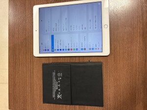 天理市　iPad　バッテリー交換