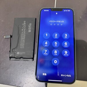 iPhone14plus　バッテリー交換