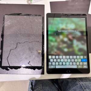 iPad8　フロントガラス交換