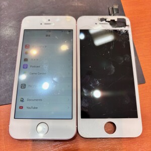 iphoneSE　液晶故障修理