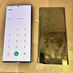 Galaxynote20ultra　画面割れ修理