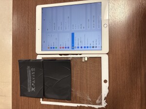 iPad6　ガラス交換　バッテリー交換　奈良県生駒市東松ケ丘