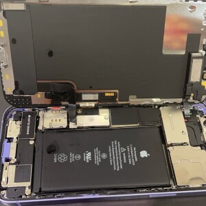 生駒市白庭台　iphone12　水没復旧作業
