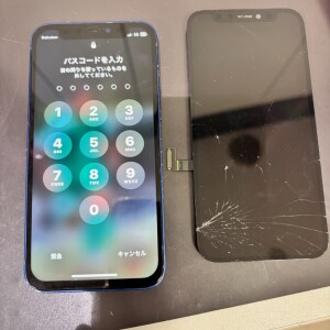 iphone12mini　画面割れ修理