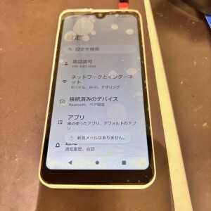 奈良市あやめ池　AQUOSwish　液晶故障修理