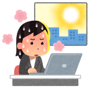 kaisya_atsui_woman