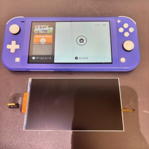 奈良県生駒市さつき台　任天堂Switchlite　液晶交換