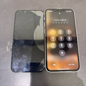 天理市前栽町　iPhone13　パネル交換